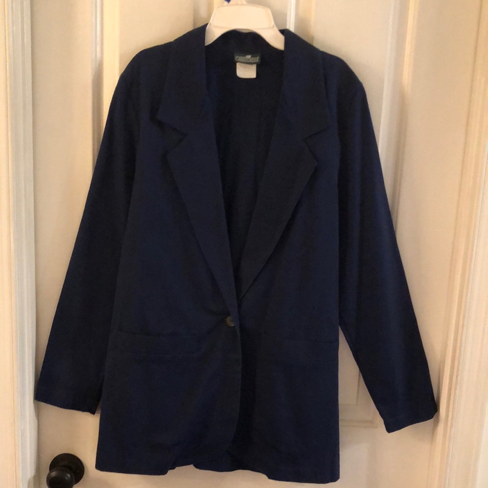 Vintage🥳Hp🥳Cabin Creek Navy Women's Blazer
